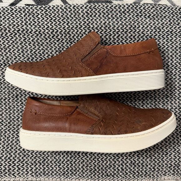 Sofft Somers III Snake Print Brown Slip-on Sneakers - Picture 7 of 10